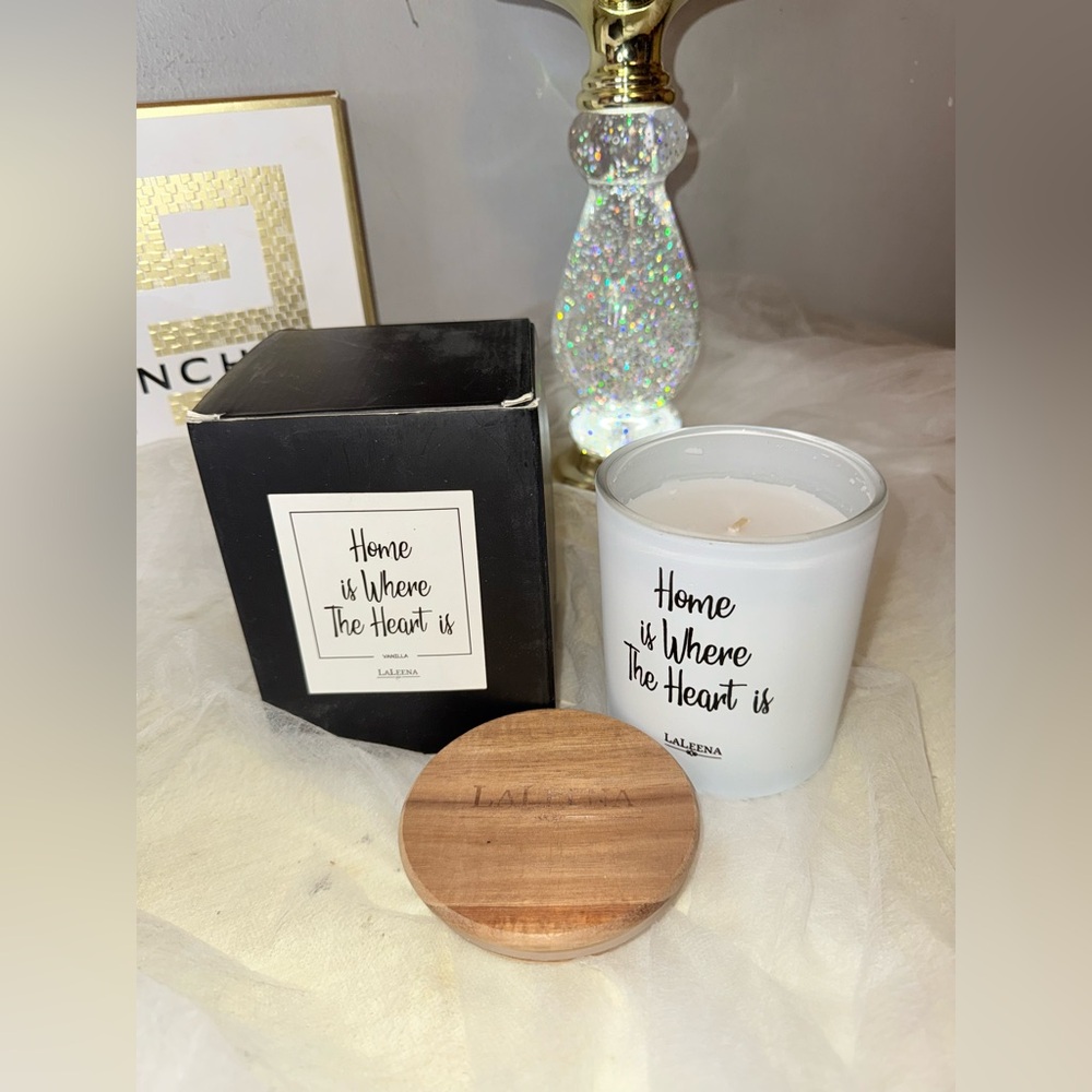 Large Vanilla White Scented Long Lasting Candle - Home Accents - Picture 2 of 3